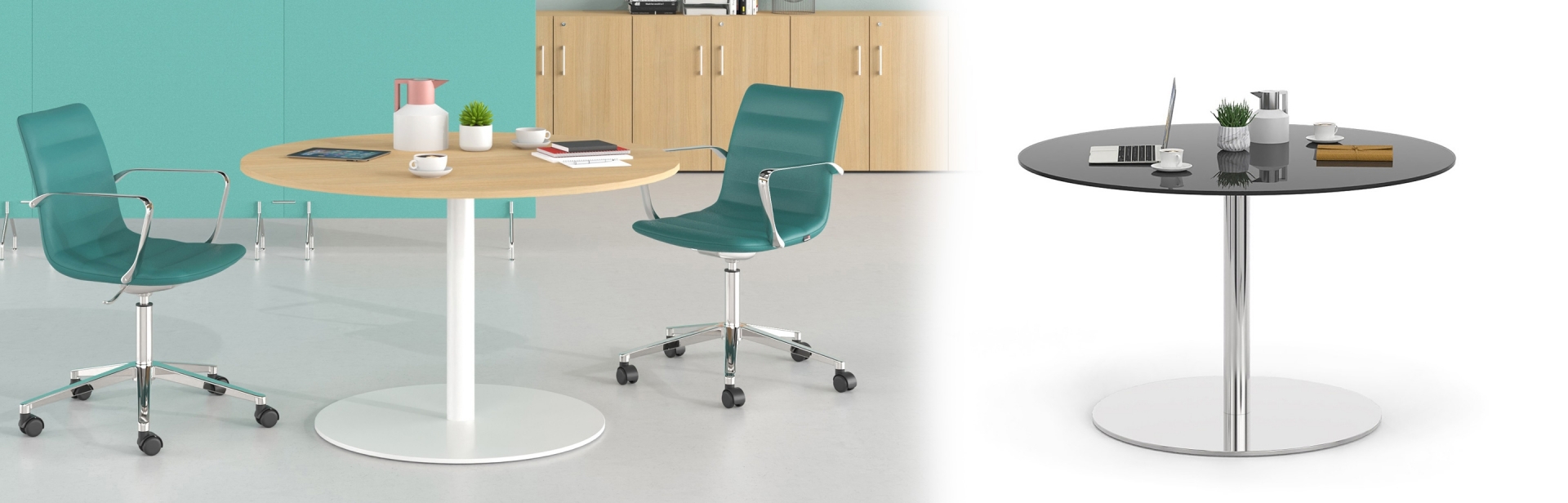Auxiliary Tables and Round tables for Your Business Space | Runner