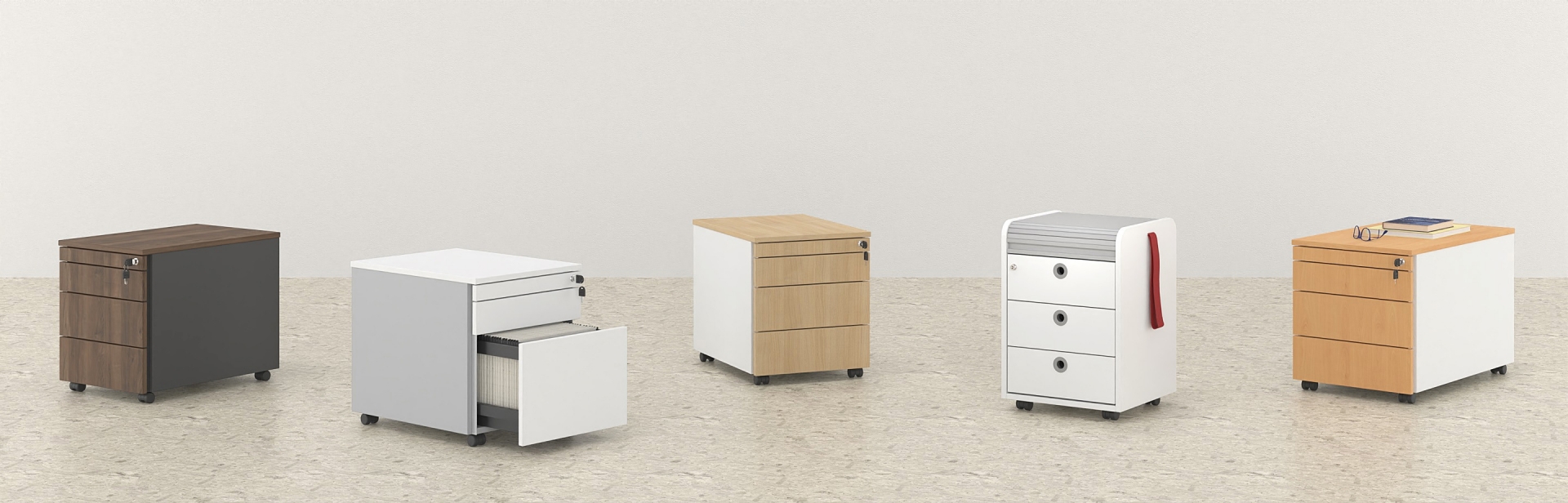 Office Pedestals With Locks Made Of A Variety Of Materials | Dromeas